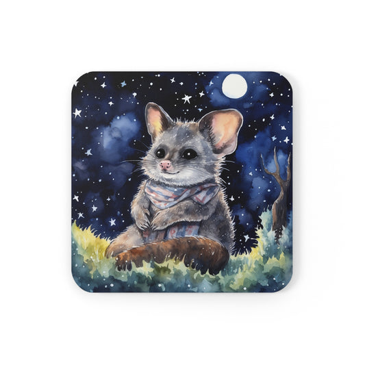 Nighttime Possum Coaster Set (Series 6)