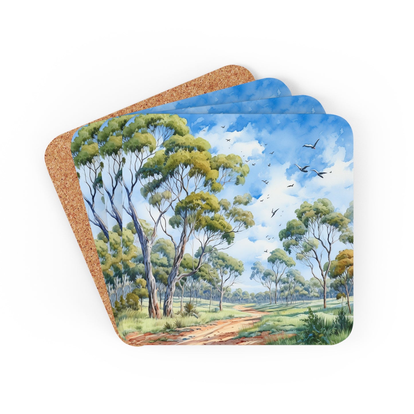 Daytime Native plants Coaster Set (Series 4)