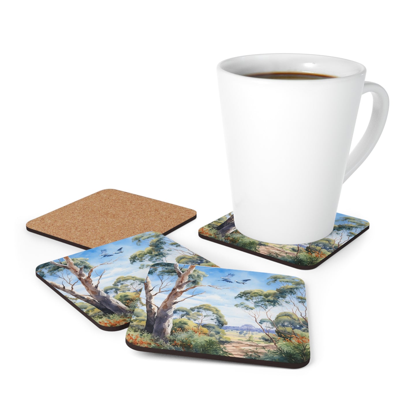 Daytime Native plants Coaster Set (Series 1)