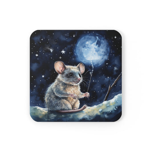 Nighttime Possum Coaster Set (Series 14)