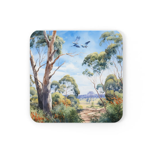 Daytime Native plants  Coaster Set (Series 1)