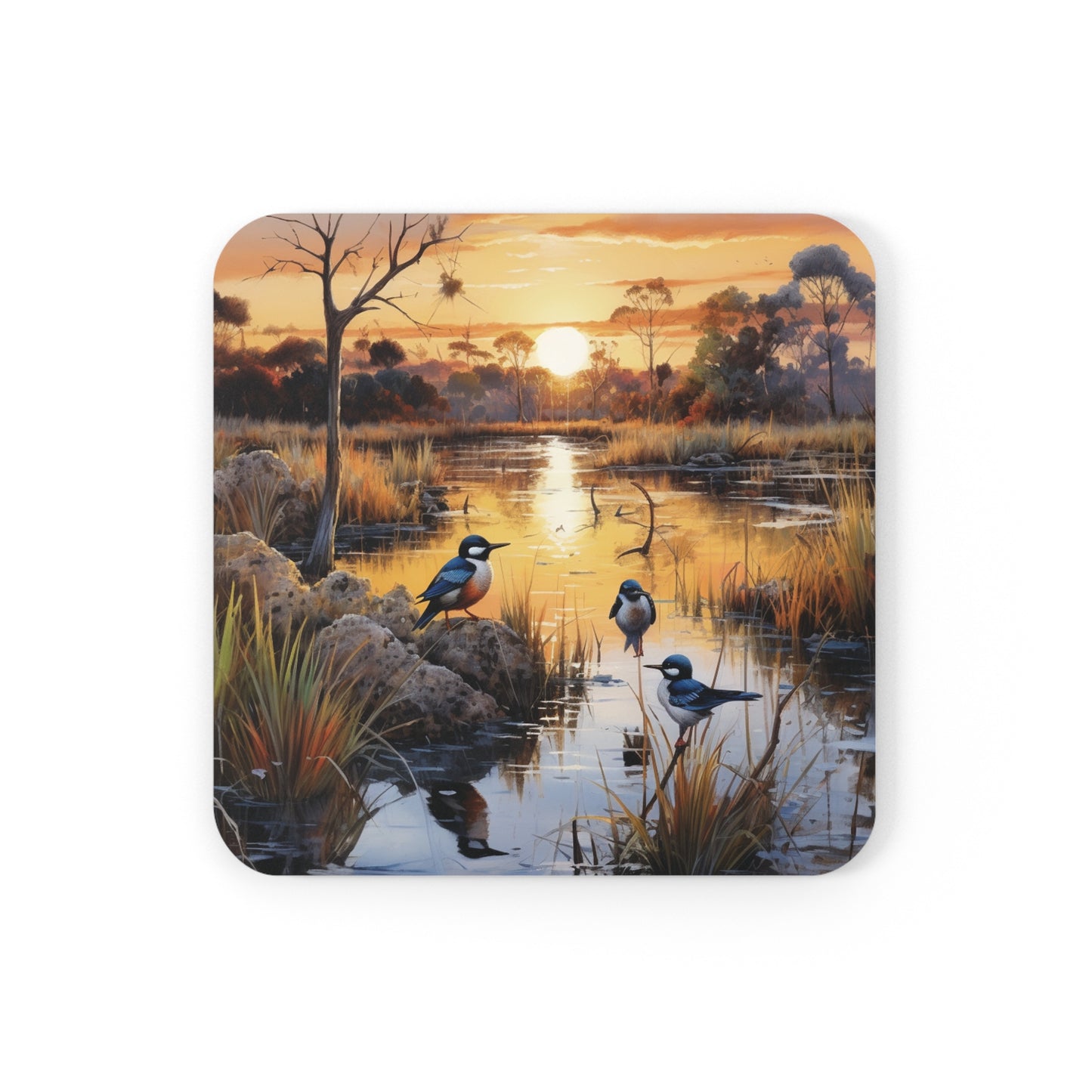 Native Australian Birds Coaster Set (Series 2)