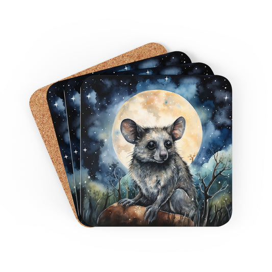 Nighttime Possum Coaster Set (Series 1)