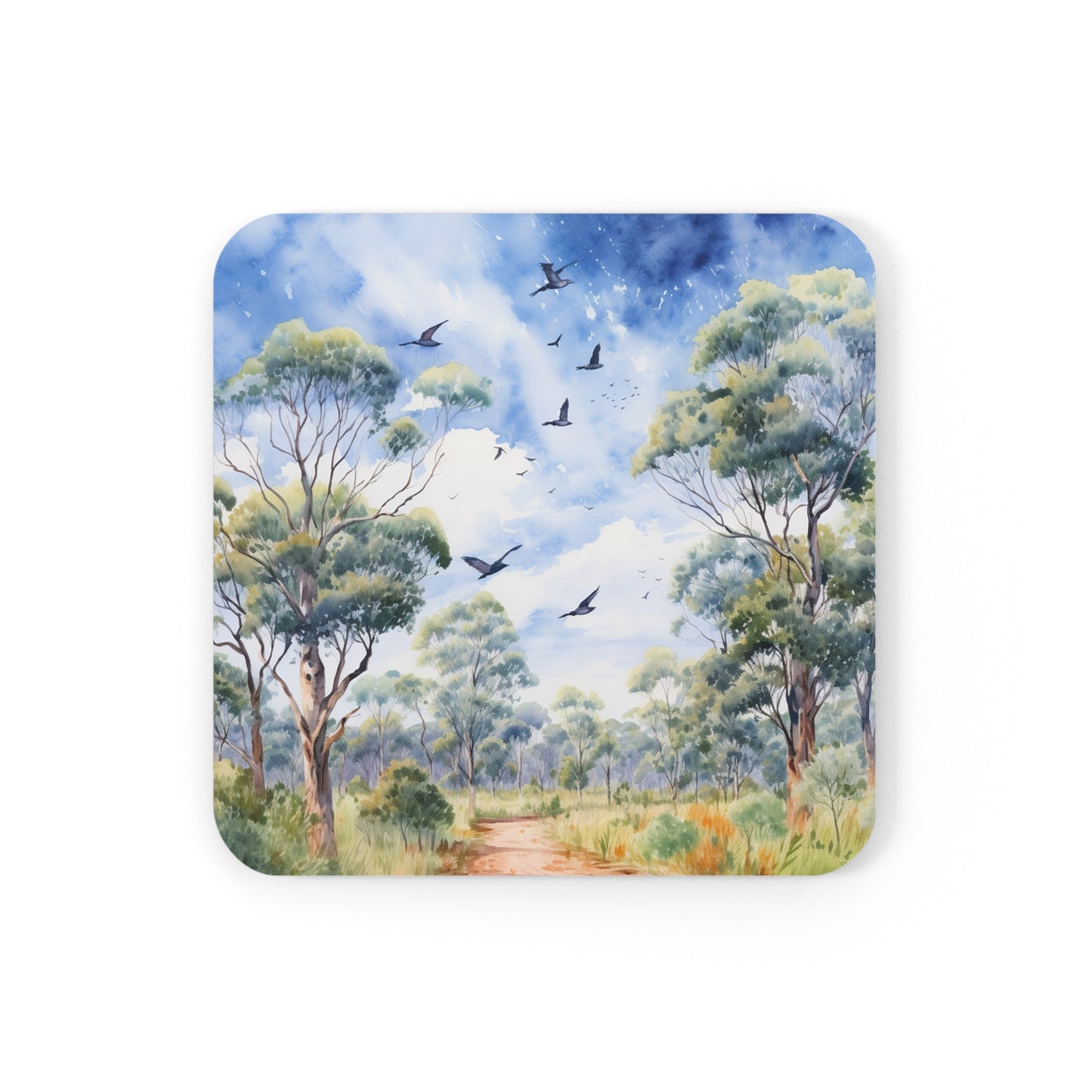 Daytime Native plants  Coaster Set (Series 3)