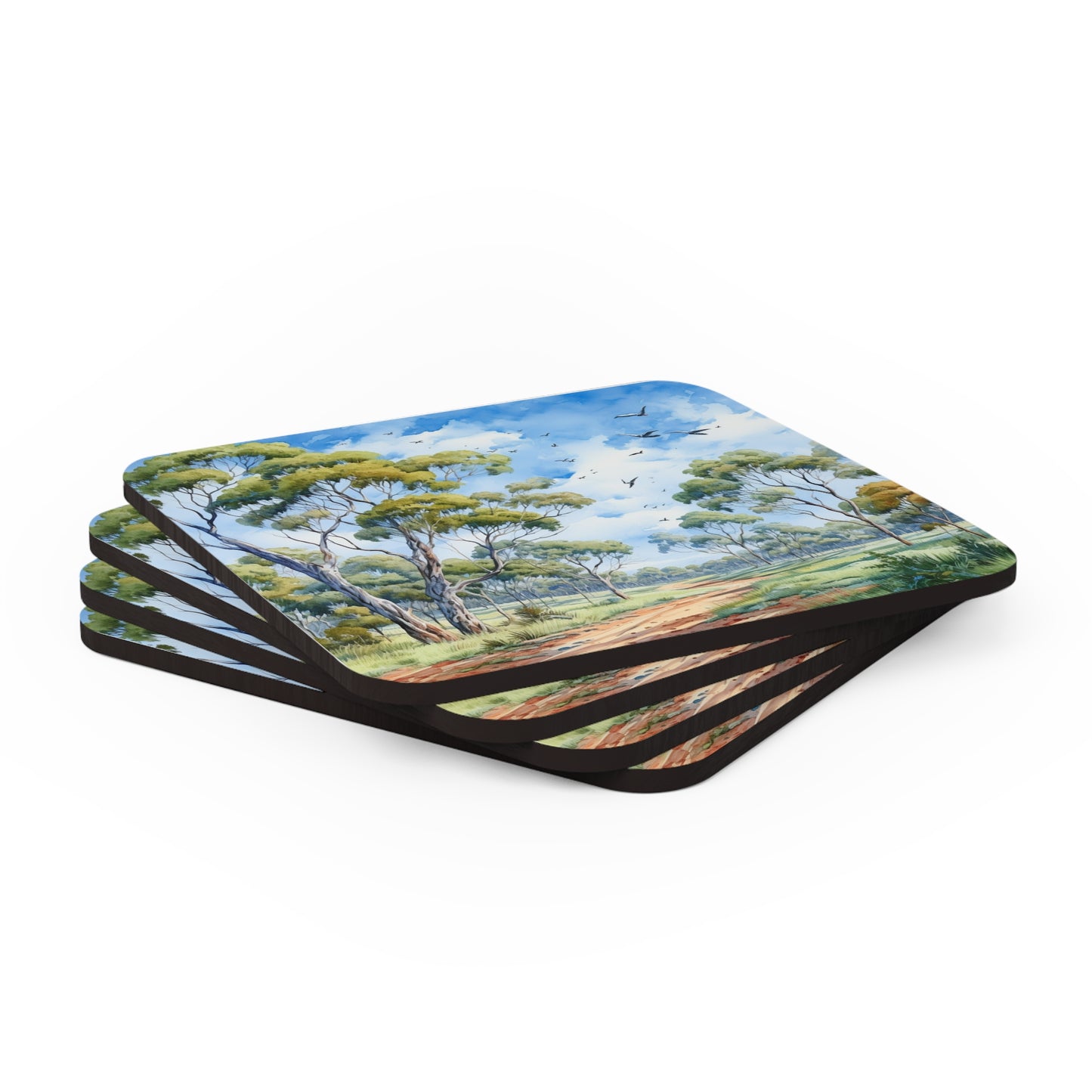 Daytime Native plants  Coaster Set (Series 4)