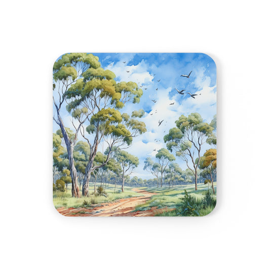 Daytime Native plants  Coaster Set (Series 4)