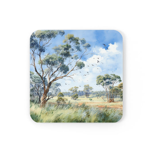 Daytime Native plants  Coaster Set (Series 2)