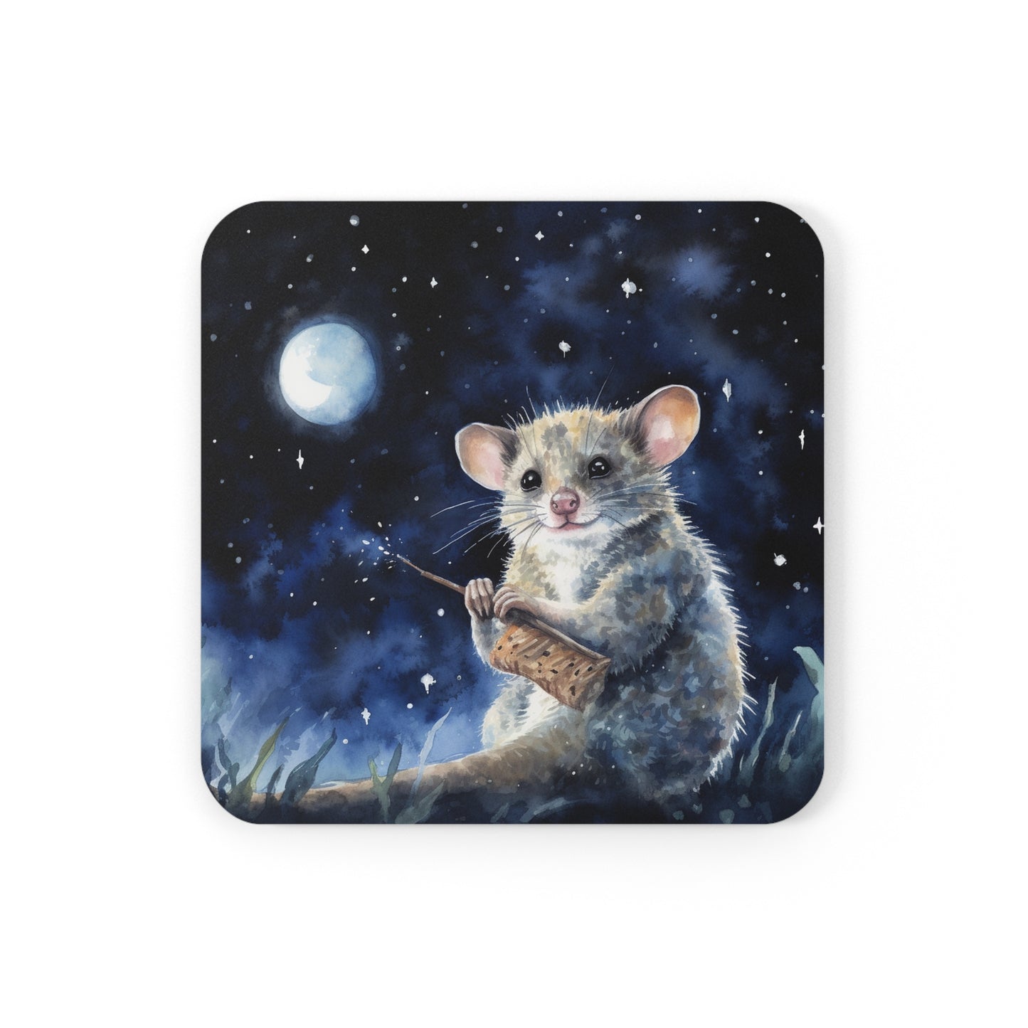 Nighttime Possum Coaster Set (Series 12)