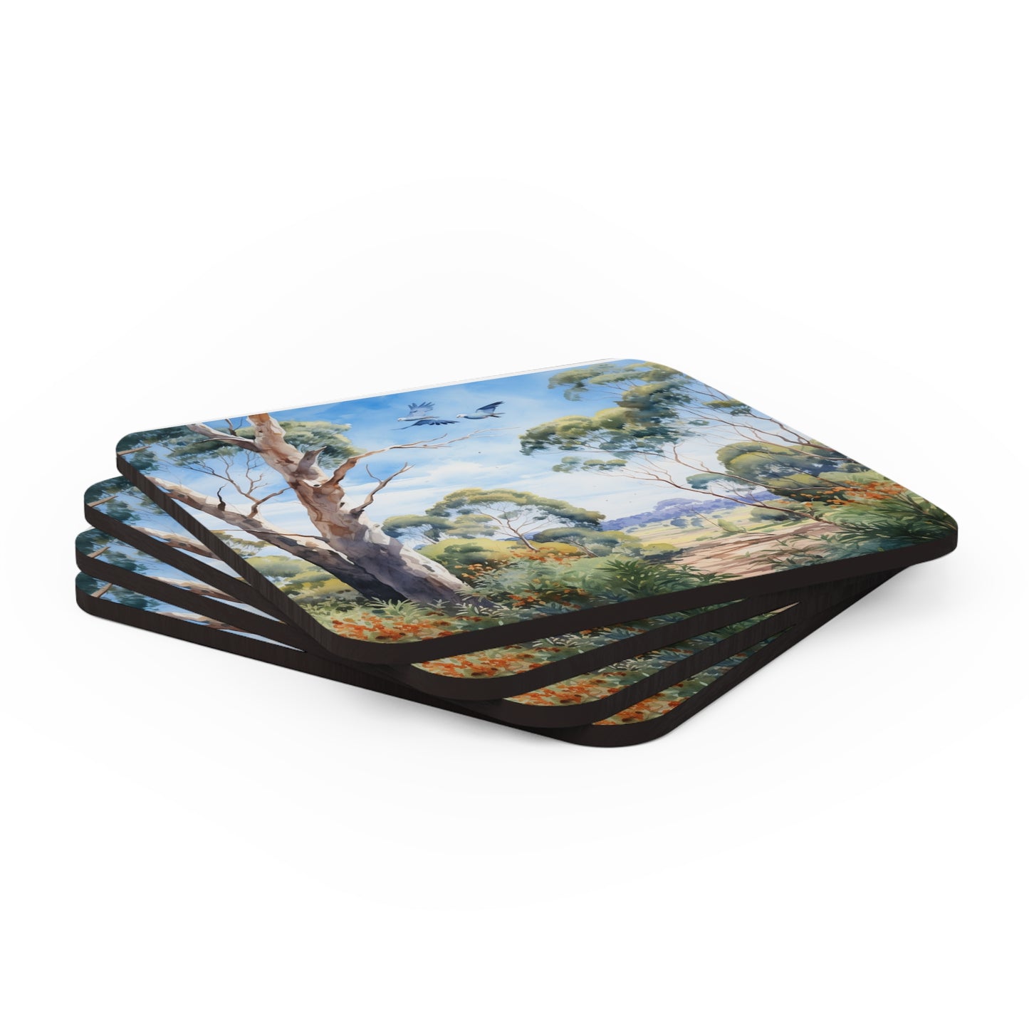 Daytime Native plants  Coaster Set (Series 1)