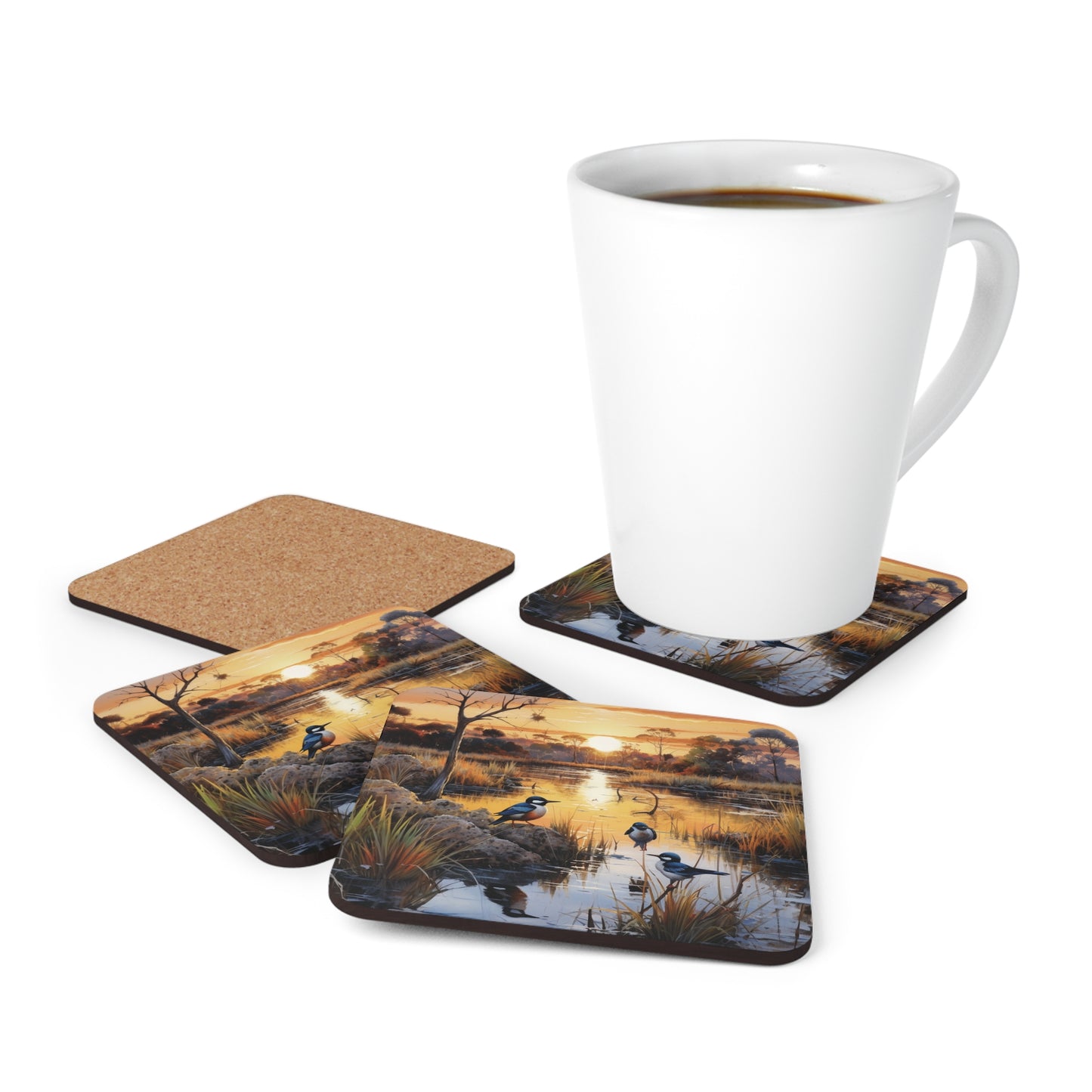 Native Australian Birds Coaster Set (Series 2)